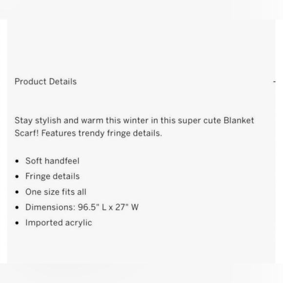 Vs pink blanket scarf pink final price - Picture 3 of 3